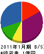 昇輝産業 貸借対照表 2011年1月期