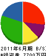 染谷コーポレイション 貸借対照表 2011年6月期