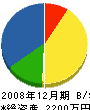 安田組 貸借対照表 2008年12月期