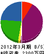 菅平土建 貸借対照表 2012年3月期