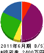 小寺塗装店 貸借対照表 2011年6月期