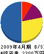 井上建設 貸借対照表 2009年4月期