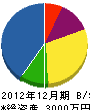 杉本工務店 貸借対照表 2012年12月期