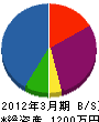 中村建装 貸借対照表 2012年3月期