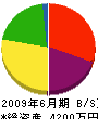 岡田組 貸借対照表 2009年6月期