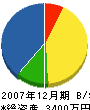 澤井組 貸借対照表 2007年12月期