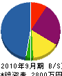 斎藤塗装 貸借対照表 2010年9月期
