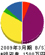 田中塗装工業 貸借対照表 2009年3月期