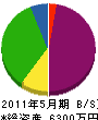 山崎工務店 貸借対照表 2011年5月期