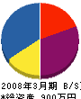 渡辺看板塗装 貸借対照表 2008年3月期