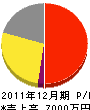 小松電気 損益計算書 2011年12月期