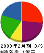 大島組 貸借対照表 2009年2月期