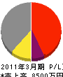 大澤塗装工業 損益計算書 2011年3月期