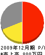 船田組 損益計算書 2009年12月期
