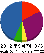 えびの工務店 貸借対照表 2012年9月期
