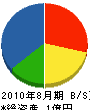 永井組 貸借対照表 2010年8月期