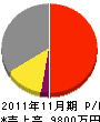 三悠総建 損益計算書 2011年11月期