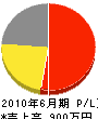 北山土建 損益計算書 2010年6月期