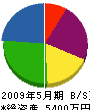 國嶋工務店 貸借対照表 2009年5月期