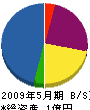 片岡組 貸借対照表 2009年5月期