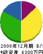 中井工務店 貸借対照表 2008年12月期