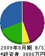 松尾組 貸借対照表 2009年8月期