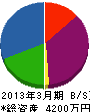 姫路樹脂化研 貸借対照表 2013年3月期
