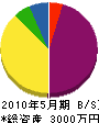 カタオカ建設 貸借対照表 2010年5月期