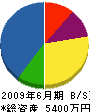 澤本工務店 貸借対照表 2009年6月期