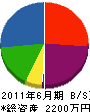 小泉土建 貸借対照表 2011年6月期