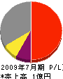 石橋総工業 損益計算書 2009年7月期