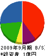 豊田建設 貸借対照表 2009年9月期
