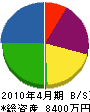 坂井管工業 貸借対照表 2010年4月期