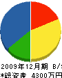 安田工務店 貸借対照表 2009年12月期