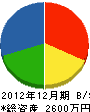 塚松工業 貸借対照表 2012年12月期