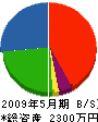 光洋設備 貸借対照表 2009年5月期 光洋設備 貸借対照表 2009年5月期