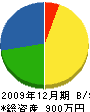 田中設備 貸借対照表 2009年12月期