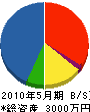紀の川電業社 貸借対照表 2010年5月期