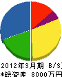 柴田建設工業 貸借対照表 2012年3月期