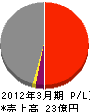 東日本開発 損益計算書 2012年3月期