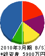 岩田建設 貸借対照表 2010年3月期