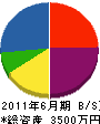 斎藤塗装工芸 貸借対照表 2011年6月期