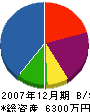 斎藤設備 貸借対照表 2007年12月期