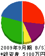 柴田設備 貸借対照表 2009年9月期