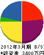 アイテックジャパン 貸借対照表 2012年3月期