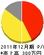 斉藤電設 損益計算書 2011年12月期