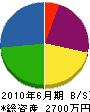 櫻井設備 貸借対照表 2010年6月期