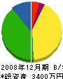 石坂材木店 貸借対照表 2008年12月期