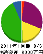 江沢建設 貸借対照表 2011年1月期