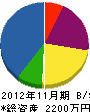 長野電設 貸借対照表 2012年11月期